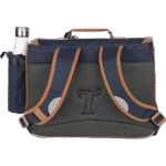Cartable Camille bleu 38cm poche gourde - 33111-3