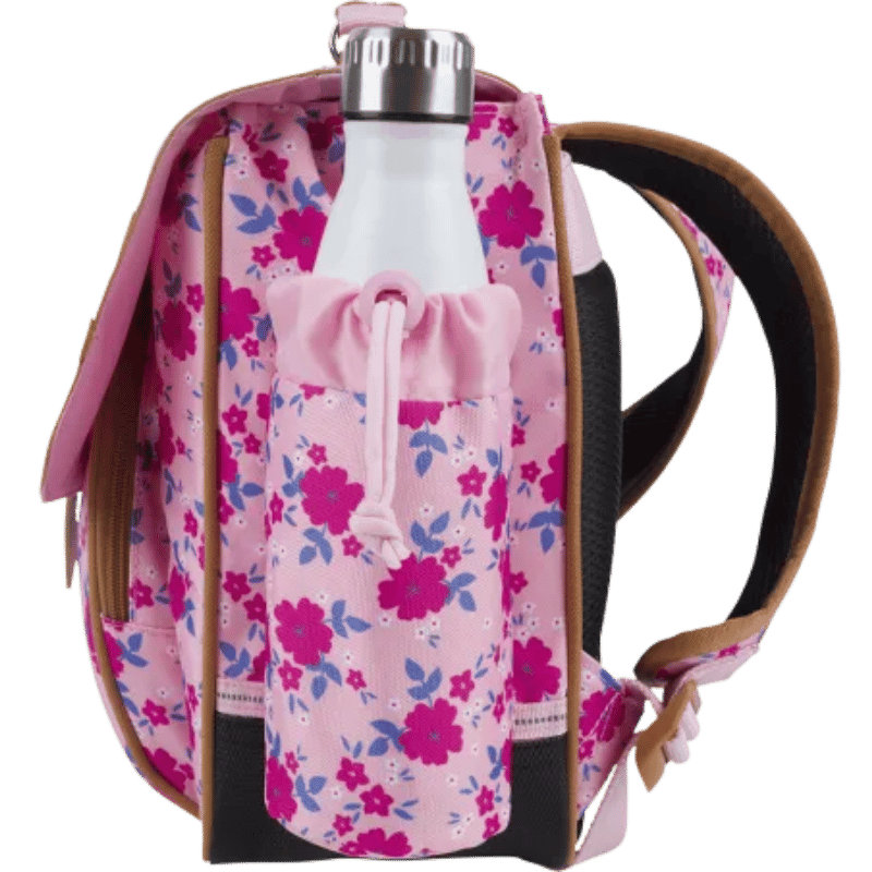 Cartable Tann's Aurore rose 38cm poche gourde - 382613-1