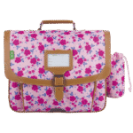 Cartable Tann's Aurore rose 38cm poche gourde - 382613