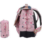 Cartable Tann's Caroline bicolore 38cm poche gourde - 38149-2
