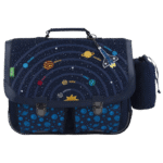 Cartable Tann's Gabriel bleu 38cm poche gourde - 44151