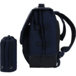 Cartable Tann's Gabriel bleu 38cm poche gourde - 44151-2
