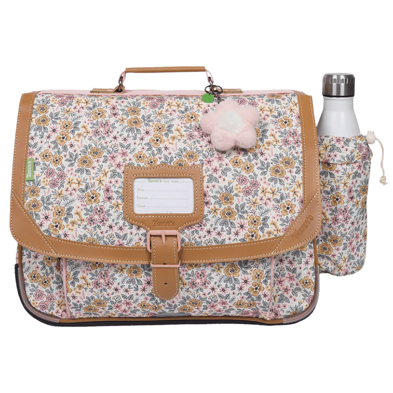 Cartable Tann's Héloïse multicolore 38cm poche gourde - 382611