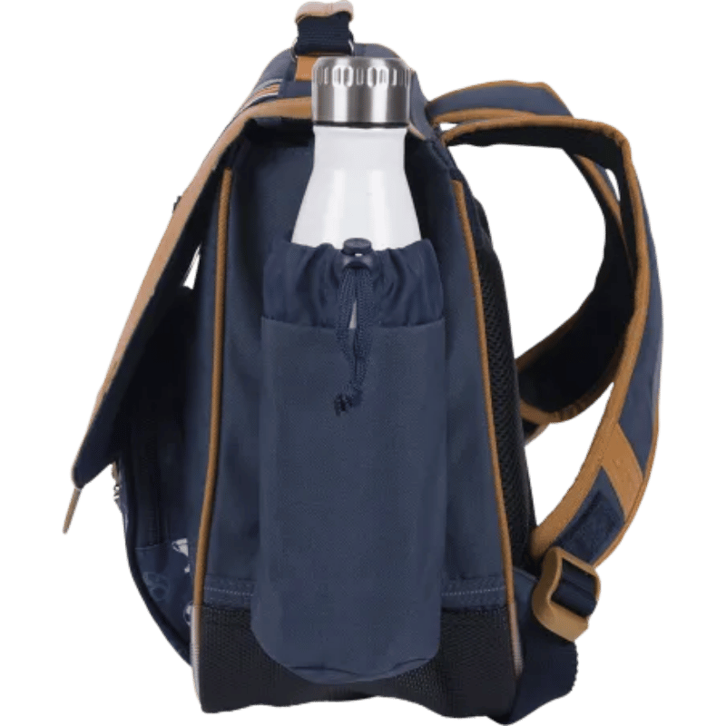 Cartable Tann's Paco bleu 38cm poche gourde - 382512-1