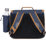 Cartable Tann's Paco bleu 38cm poche gourde - 382512-3