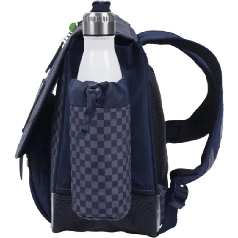 Cartable Tann's Romain gris 38cm poche gourde - 382511-1