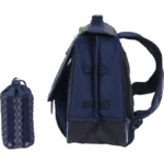 Cartable Tann's Romain gris 38cm poche gourde - 382511-2