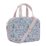 Sac repas Kipling Miyo Digi Flower Print, vue de trois quarts, Maroquinerie Jourdan Bruxelles