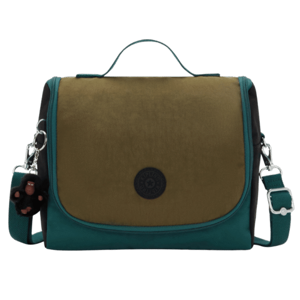 Sac repas Kipling New Kichirou Black Khaki Block, Maroquinerie Jourdan Bruxelles