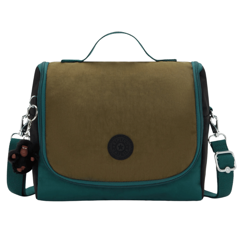 Sac repas Kipling New Kichirou Black Khaki Block, Maroquinerie Jourdan Bruxelles